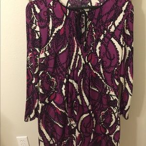 Tahari Paisley shift dress